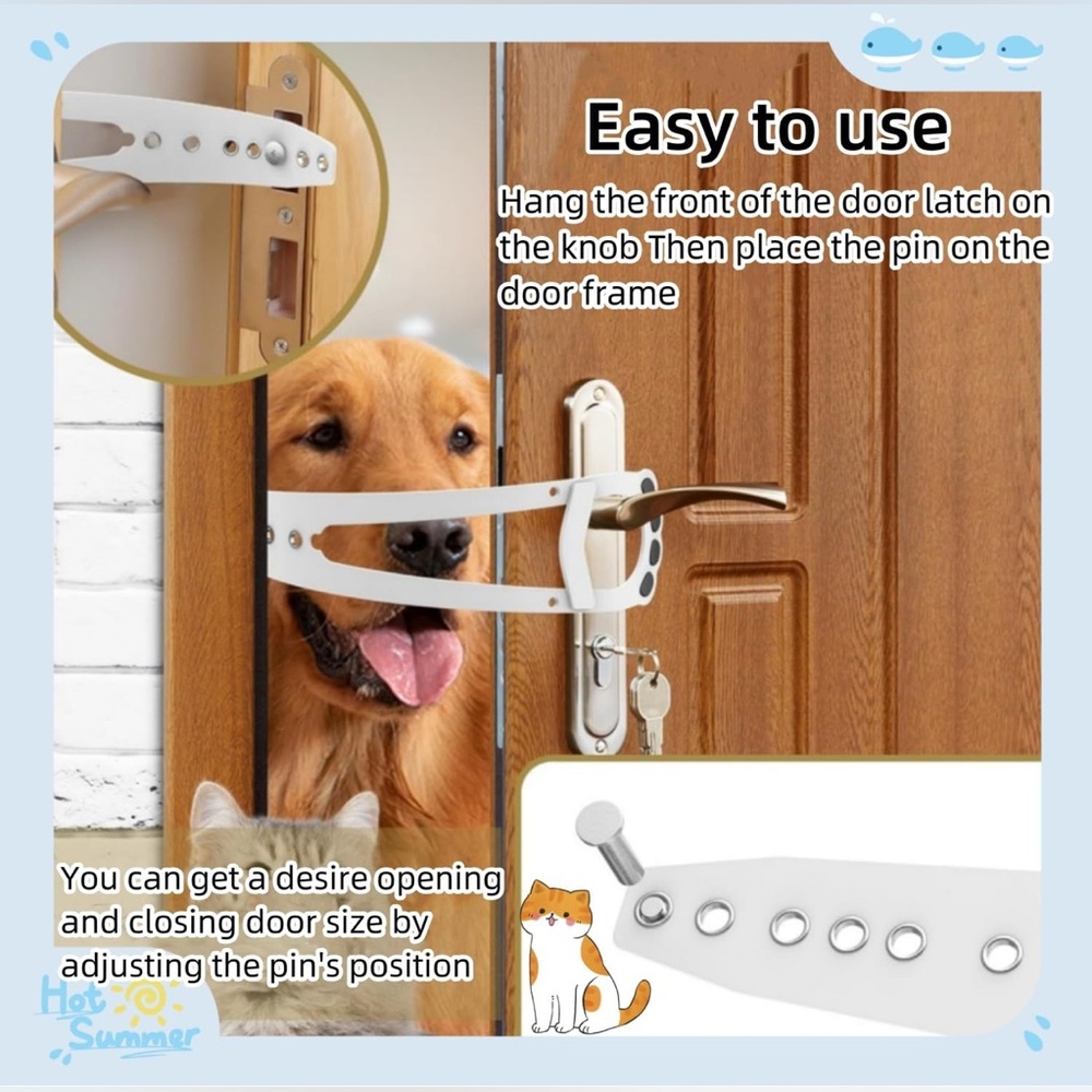 Cat or Small Dog Door Latch